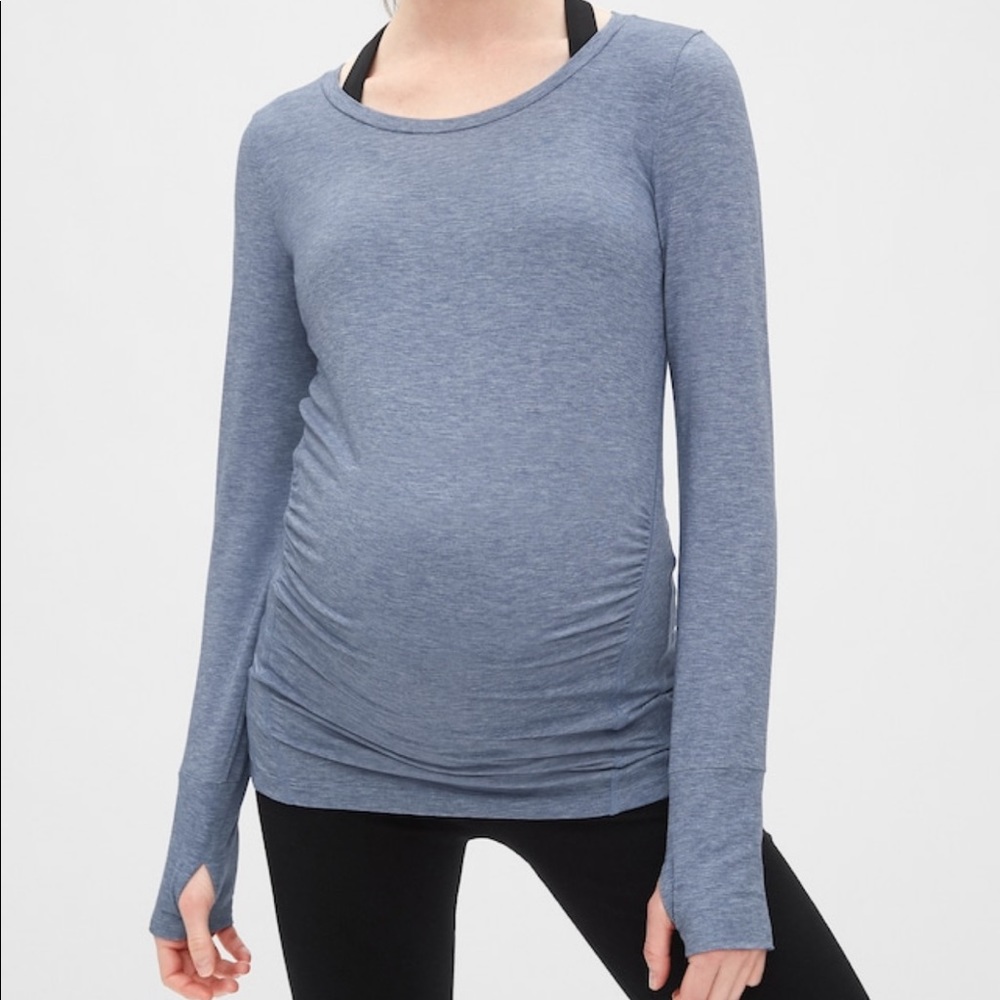 Gap Fit Maternity Blue Long Sleeve